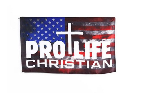Flag-Pro Life Christian (3' x 5') by Swanson
