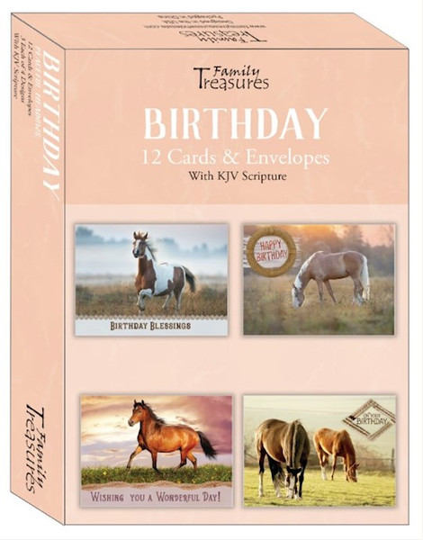 Card-Boxed-Birthday-Peaceful Meadows (Pack Of 12) by Family Treasures