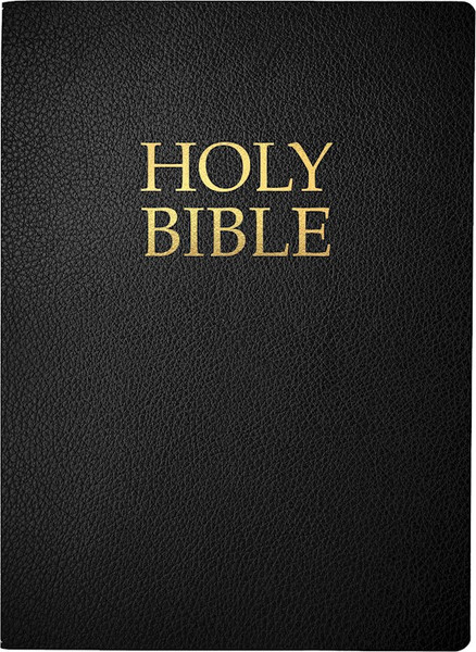 KJVER Holy Bible Large Print-Black Bonded Leather Indexed by Whitaker House