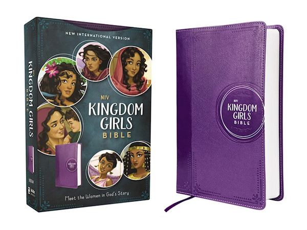 NIV Kingdom Girls Bible (Comfort Print)-Purple Leathersoft by Syswerda Jean E