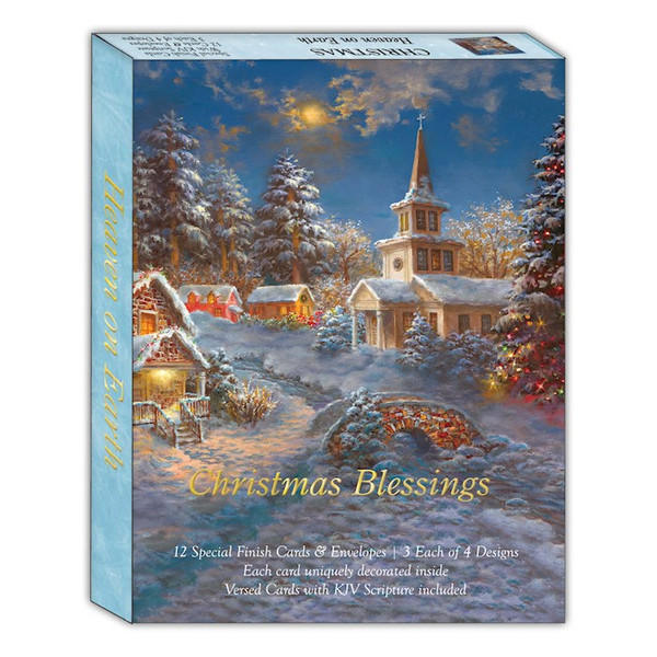 Card-Boxed-Shared Blessings-Christmas-Assorted/Heaven On Earth (Box Of 12) by Boehme Nicky