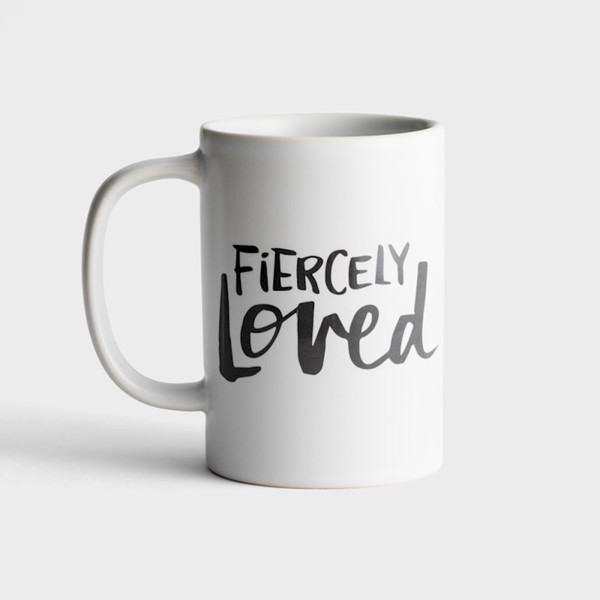 Mug-Fiercely Loved (14 Oz) by Dayspring