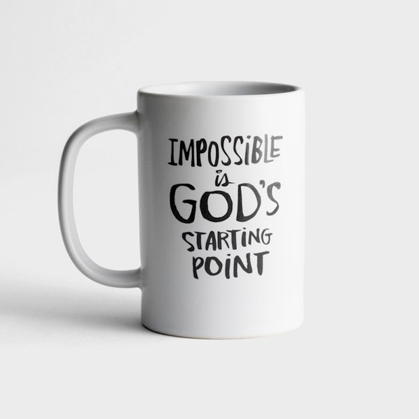 Mug-God's Starting Point (14 Oz) by Dayspring