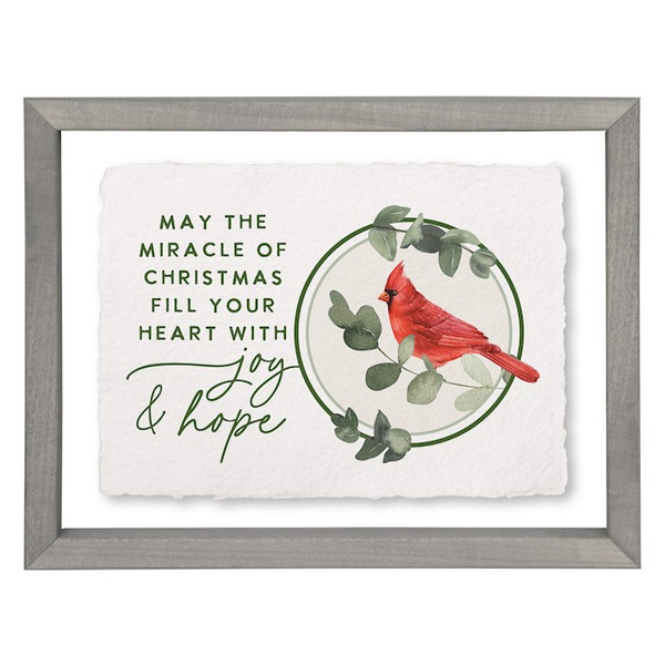 Floating Art Rectangle-Miracle Of Christmas (14" x 11") by Christmas