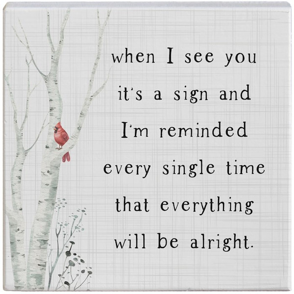 Small Talk Square-When I See (5.25" x 5.25") by Christmas