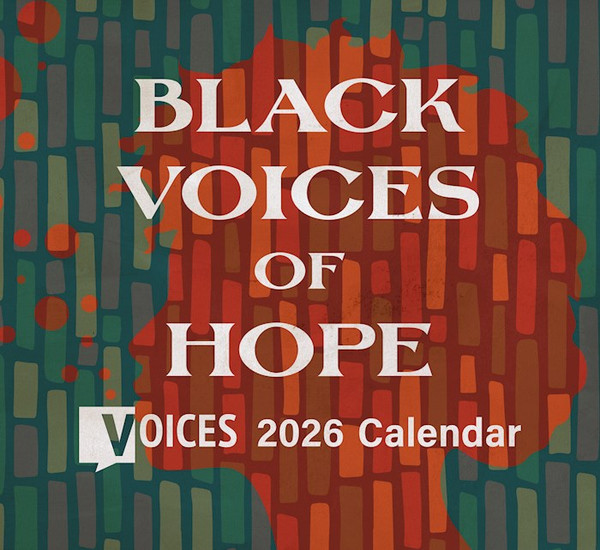 Calendar-2026-Black VOICES of Hope Wall Calendar (10.75" x 12") by Our Daily Bread