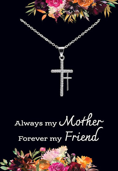 Necklace-Eden Merry-Cross-Always My Mother by Eden Merry