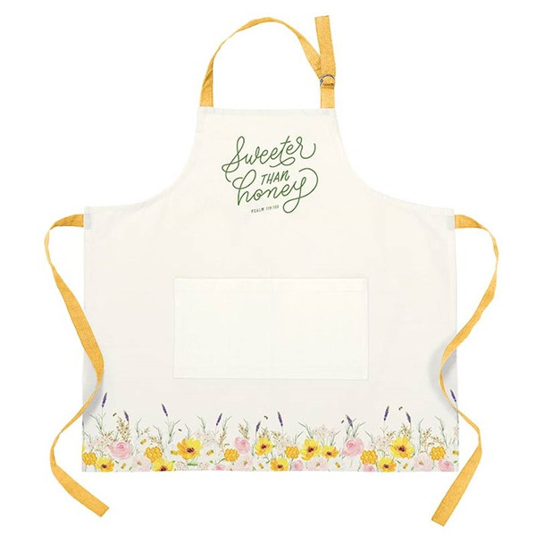Apron-Sweeter Than Honey (Psalm 119:103) (31.5" x 28") by Heartfelt