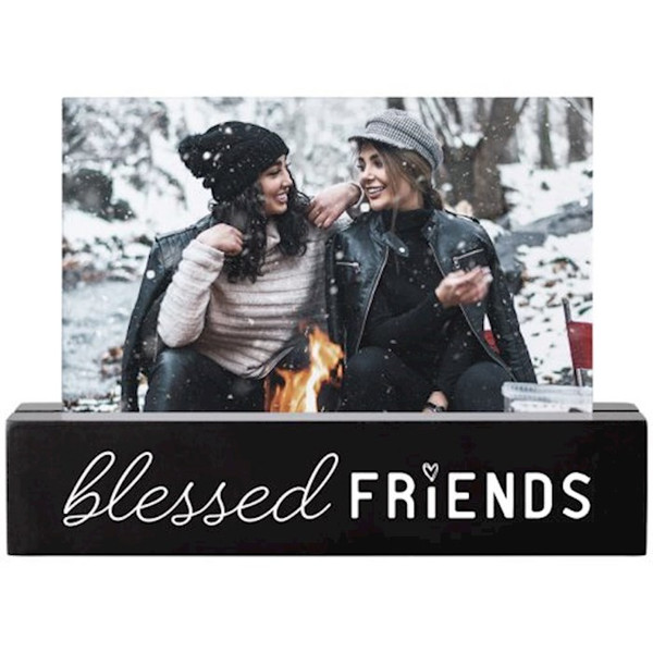 Photo Bar-Blessed Friends (5" x 7" x 1.25") (#27682) by Carson Home Accent