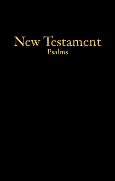 KJV Economy New Testament w/Psalms-Black Imitation Leather by Holman Bible
