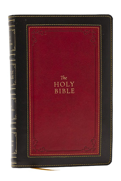 KJV 1611 Aprocrypha Bible-Black Leathersoft by Nelson Bibles