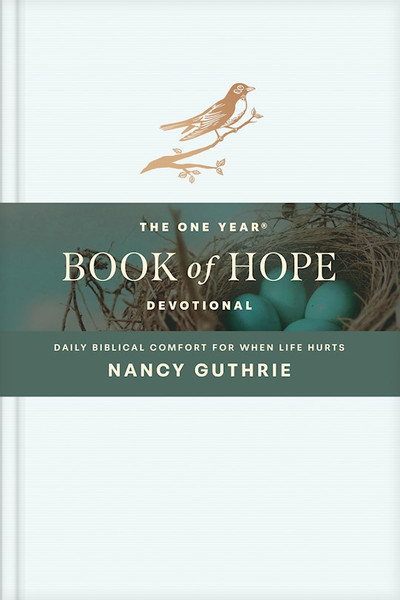 The One Year Book Of Hope Devotional by Guthrie Nancy