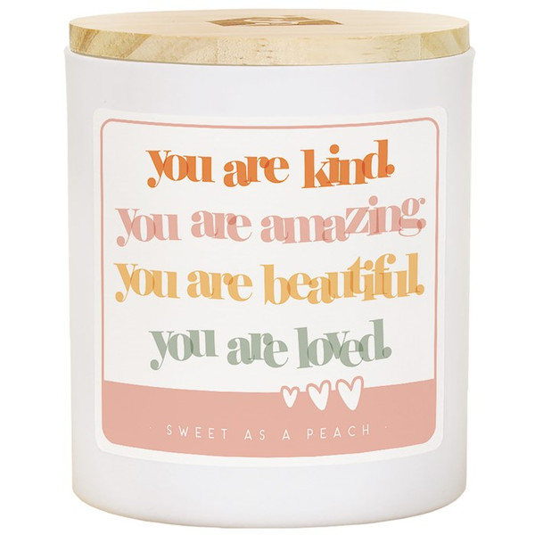 Candle-Kind Amazing-Sweet As A Peach Scent (11 Oz - 2 Wick) by Sincere Surroundin