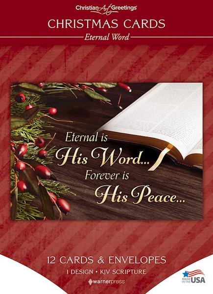 Boxed Card-Christmas: Eternal Word...Solid Pack (John 3:15 KJV) (Box Of 12) by Warner Press