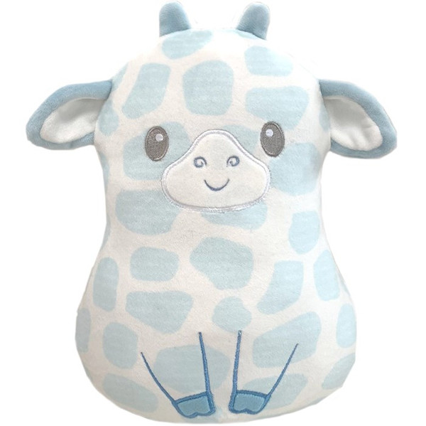 Plush-RaffiePuffs-Blue (10" H) by First & Main