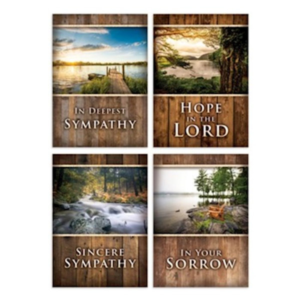 Boxed Card-Hope In The Lord Assorted Sympathy (KJV) (Box Of 12) by Warner Press