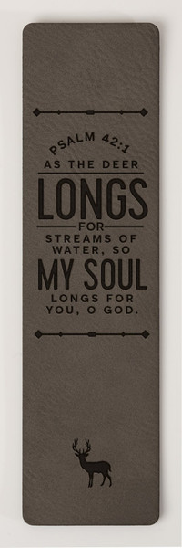 Bookmark-As The Deer Longs For Streams... (Psalm 42:1) by Dexsa
