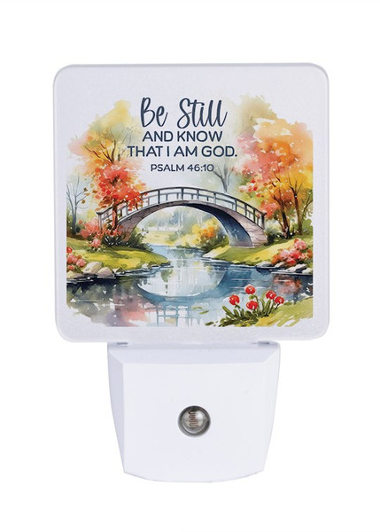 Let Your Light Shine Nightlight-Be Still And Know by Dexsa