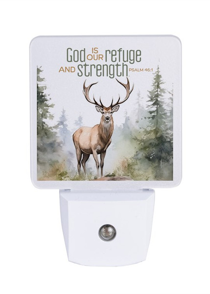 Let Your Light Shine Nightlight-God Is Our Refuge by Dexsa