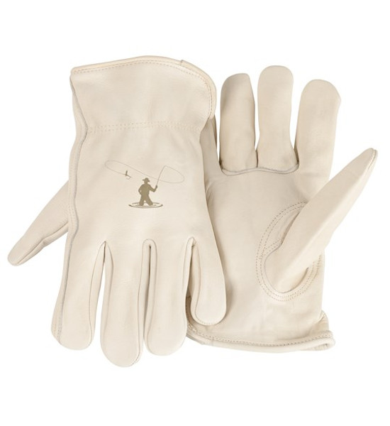 Gloves-Unlined-Fly Fishing-White(X-Large) by Dexsa