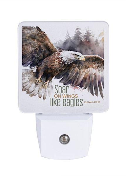 Let Your Light Shine Nightlight-Soar On Wings Like Eagles by Dexsa