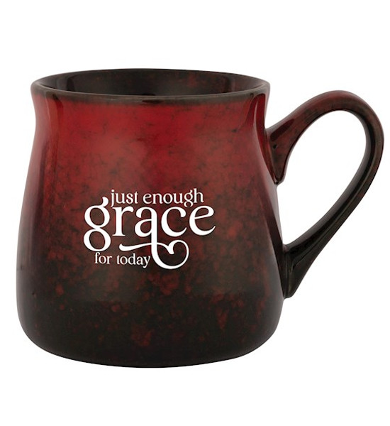 Designer Mugs-Reactive-Just Enough Grace For Today (16 Oz) by Dexsa