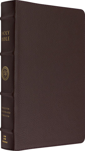 ESV Heirloom Bible Gloria Dei Legacy Edition/Single Column-Mahogany Calfskin by English Standard V