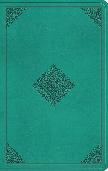 ESV Value Thinline Bible-Teal Ornament Design TruTone by English Standard V