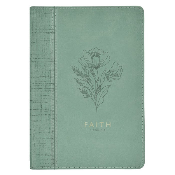 Journal Classic-Faith 2 Cor. 5:7-Green by Christian Art Gift