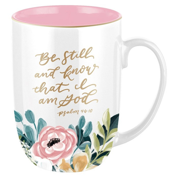 Ceramic Mug-Be Still & Know Ps. 46:10 by Christian Art Gift