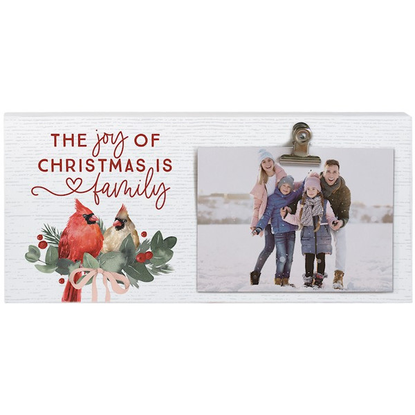 Picture Clip-Joy Christmas Cardinals (12" x 5.5") by Christmas