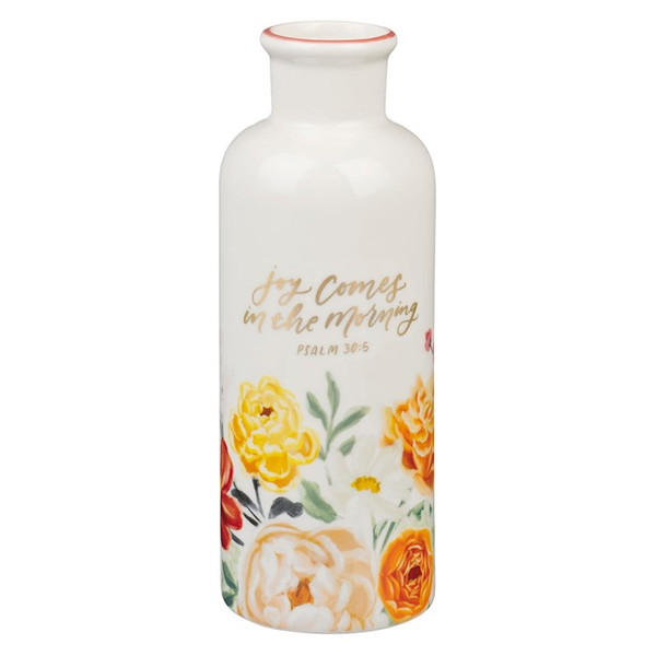 Vase-Joy Comes in the Morning by Christian Art Gift
