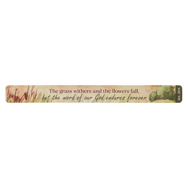 Magnetic Strip-The Grass Withers by Christian Art Gift