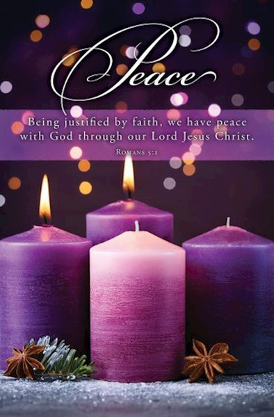 Bulletin-Advent Week 2: Peace (Pack Of 100) by Hermitage Art