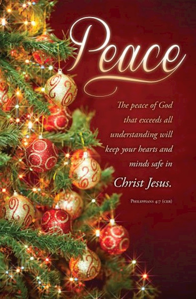 Bulletin-Advent Week 2: Peace/Christ Jesus (Pack Of 100) by Abingdon Press
