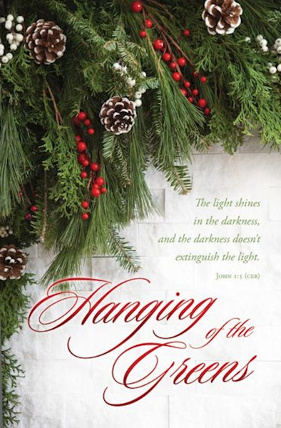 Bulletin-Hanging Of The Green (Pack Of 100) by Abingdon Press