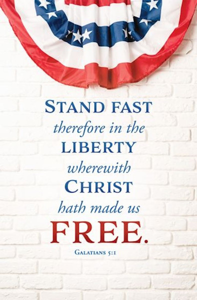 Bulletin-Stand Fast Therefore In The Liberty (Pack Of 100) by Hermitage Art