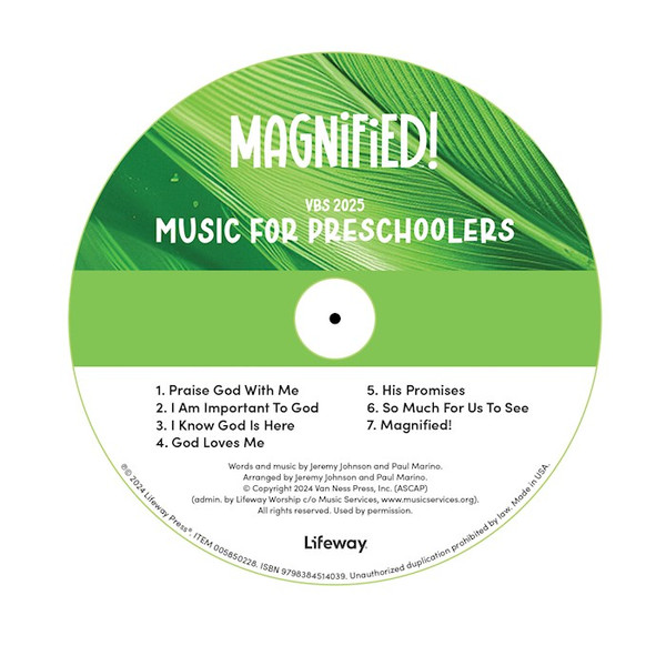 VBS-Magnified!: Music For Preschoolers CD (Pack Of 5) (2025) by LifeWay Kids