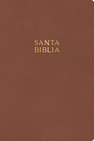 RVR 1960 Biblia Letra Gigante con Referencias (Giant Print Bible w/References)-Coffee Brown LeatherTouch Indexed by B&H Espa±ol
