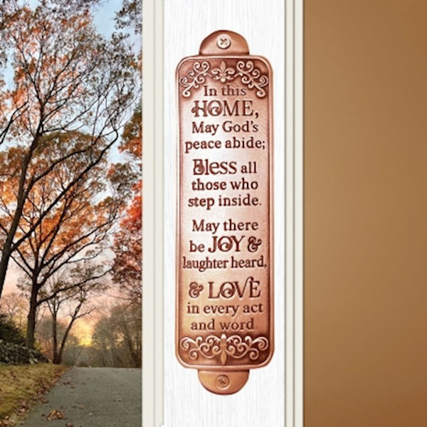 Blessing Wall Plaque-In This Home (Copper) (1.5" x 6") by CA Gift