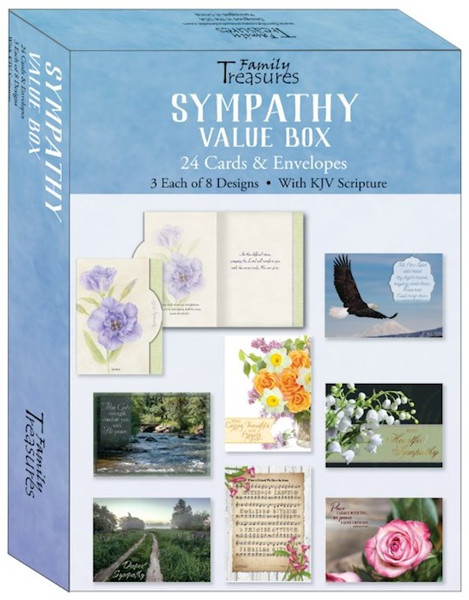 Card-Boxed-Sympathy-Assorted (Box Of 24) by Family Treasures
