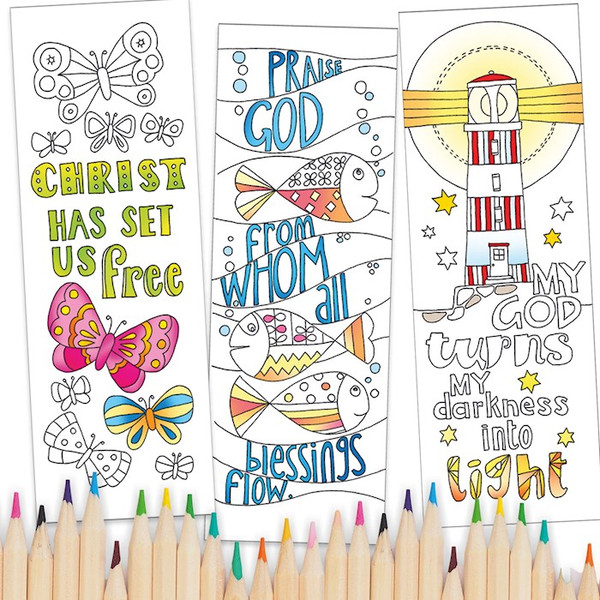 Images of Joy Coloring B ookmarks (Pack of 10)