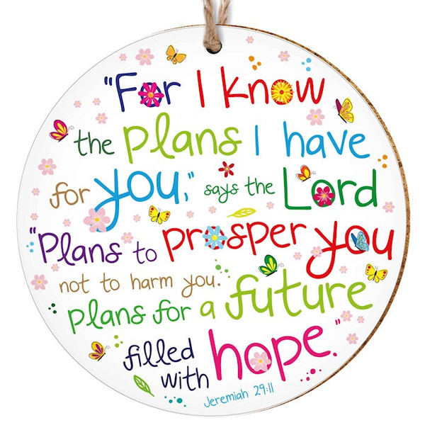 Ornament-I know the plans  Ceramic (4"")