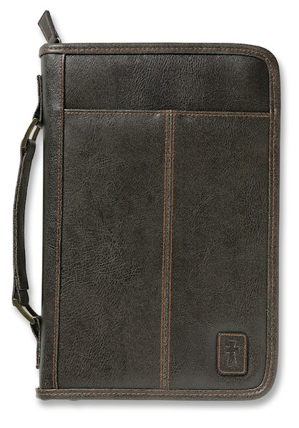Bible Cover-Aviator Leather Look-Brown-X-Large by Zondervan Gifts
