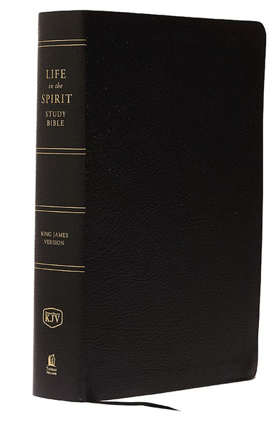 KJV Life In The Spirit Study Bible-Black Bonded Leather by Nelson Bibles