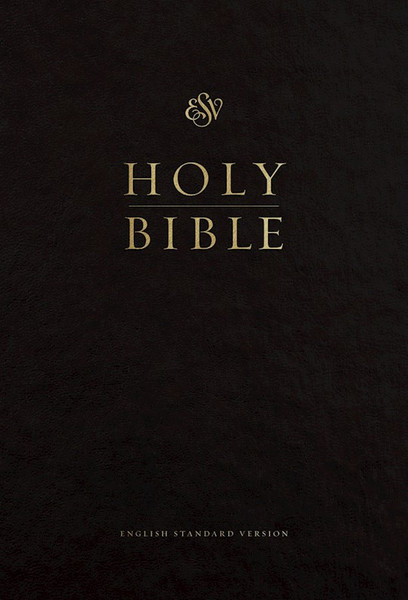 ESV Pew and Worship Bible Large Print*-Black Hardcover by English Standard V