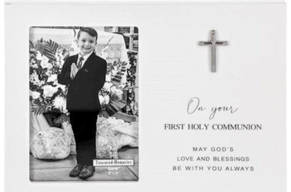 Photo Frame-On Your First Holy Communion (Holds 4" x 6") by Treasured Memories