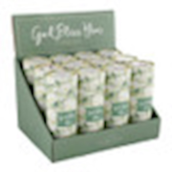 Tissue Display-God Bless You-Daily Green (12 Tubes) by CB Gift
