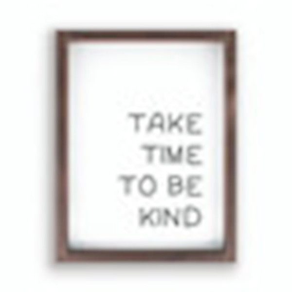 Framed Art-Take Time To Be Kind (Heritage Collection) (12.75" X16.75") by P Graham Dunn
