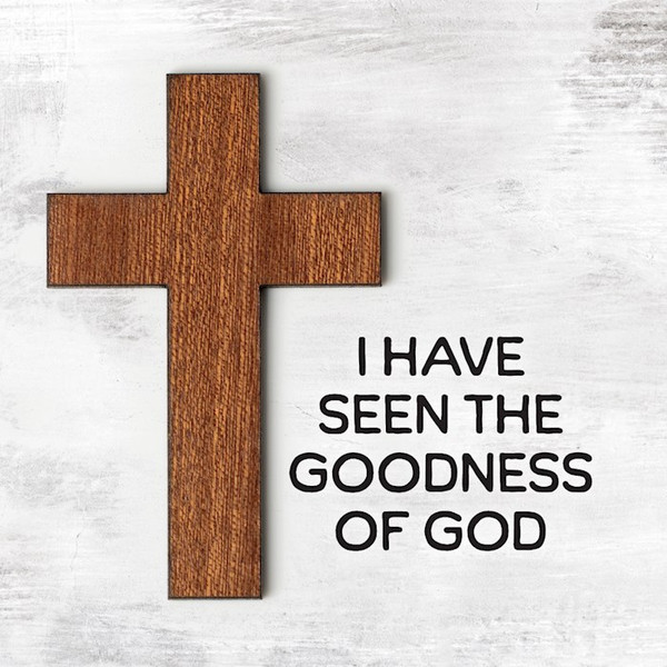 Plaque-I Have Seen The Goodness Of God w/Magnetic Back by Dexsa